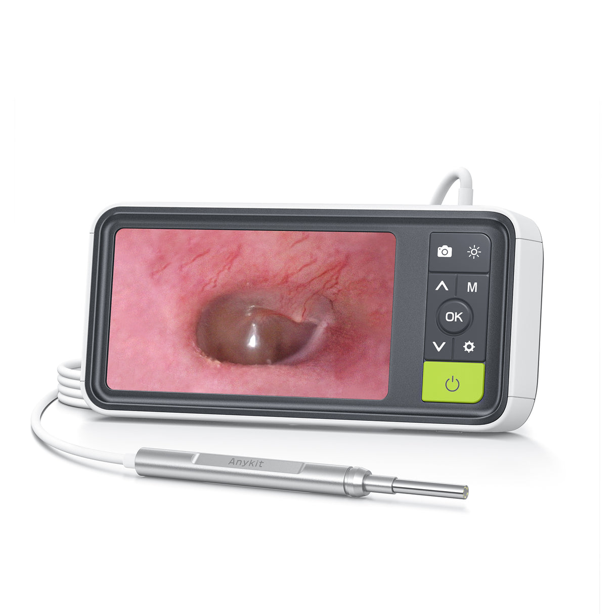 Anykit 4.5 Inches Screen Digital Otoscope with Gyroscope