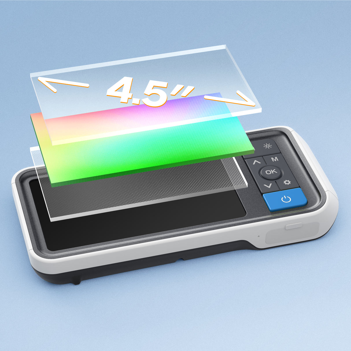 Anykit Digital Otoscope 4.5 Inches Screen, supports Photo Snap and Video Recording