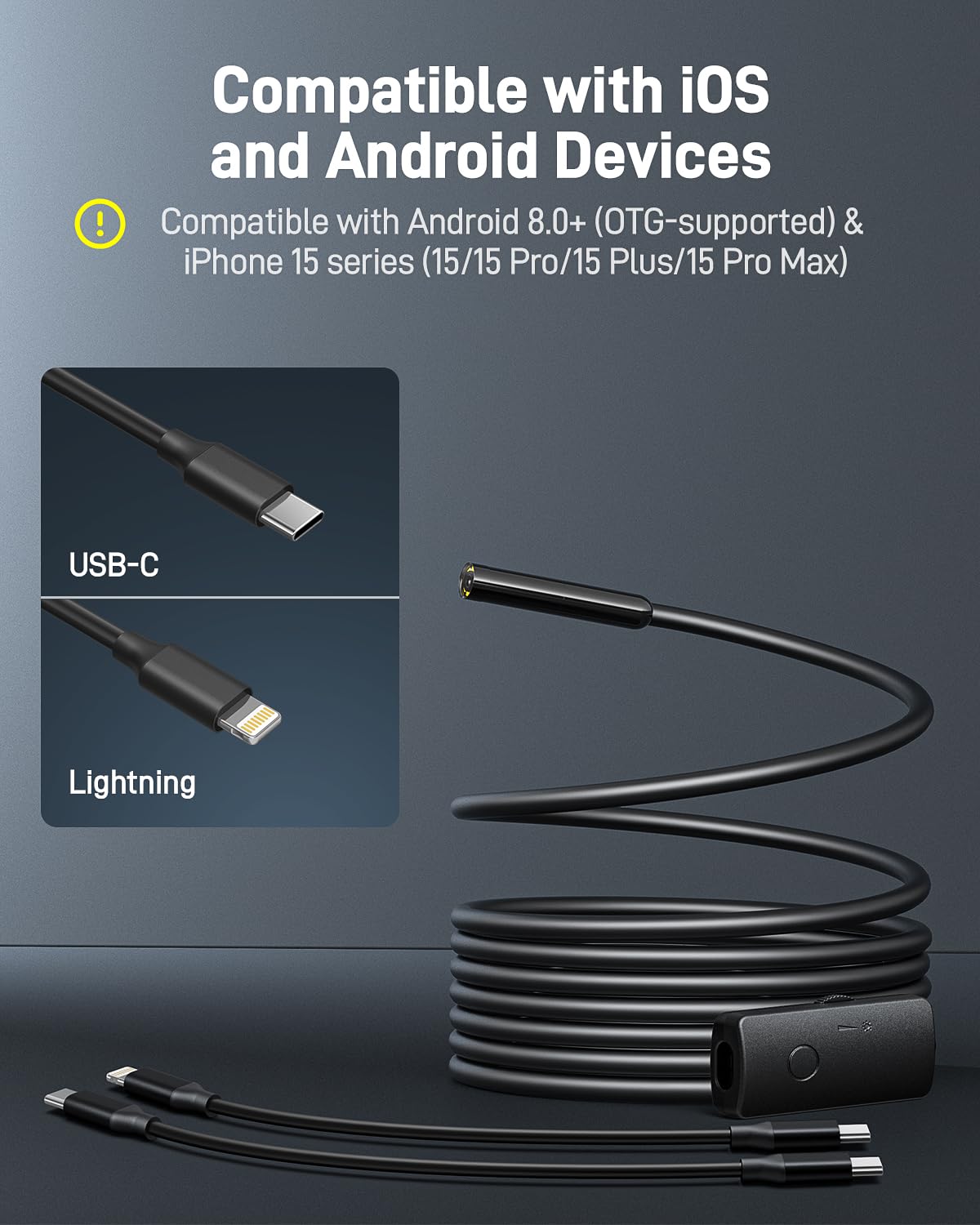 Anykit NTC30L Endoscope Camera with Light