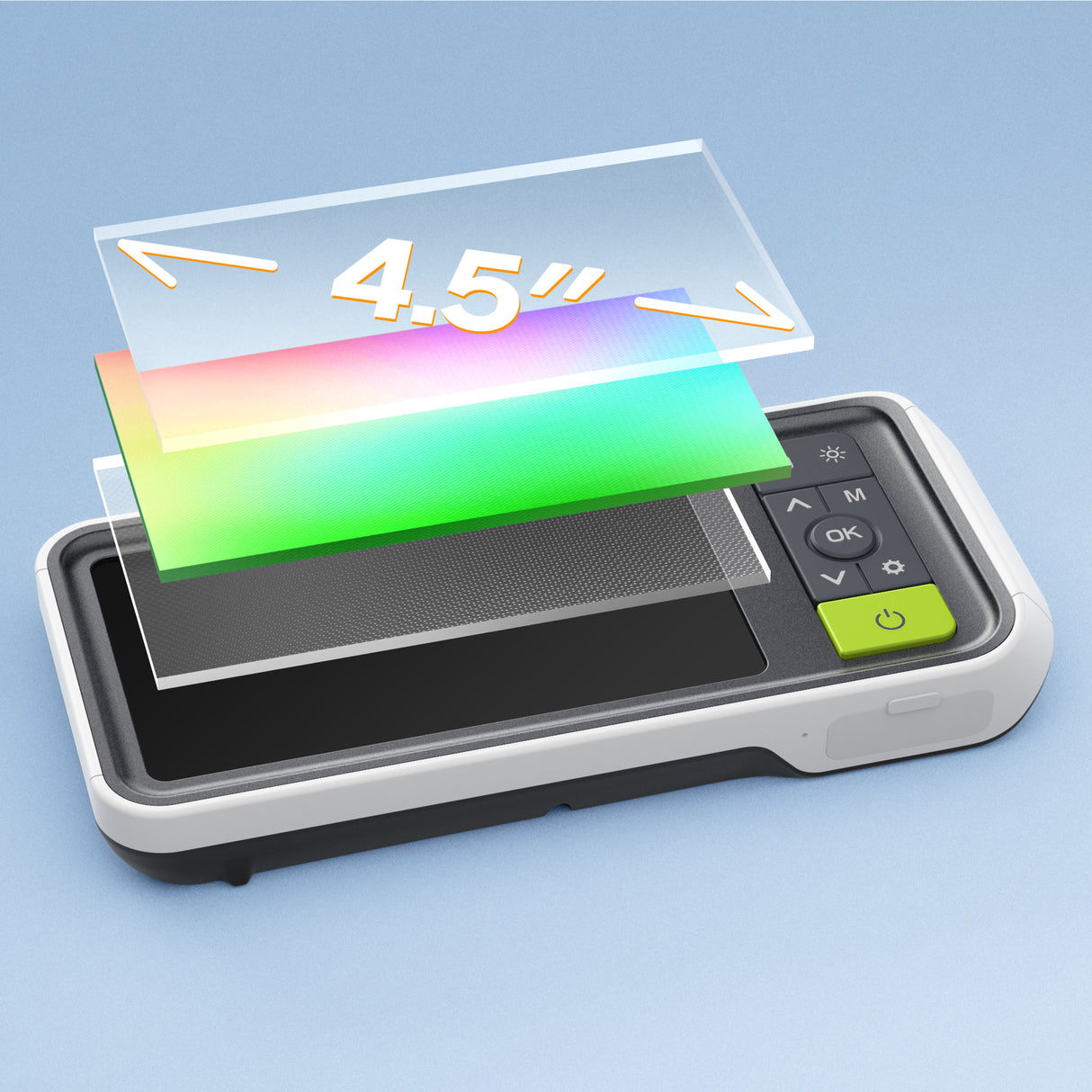 Anykit 4.5 Inches Screen Digital Otoscope with Gyroscope