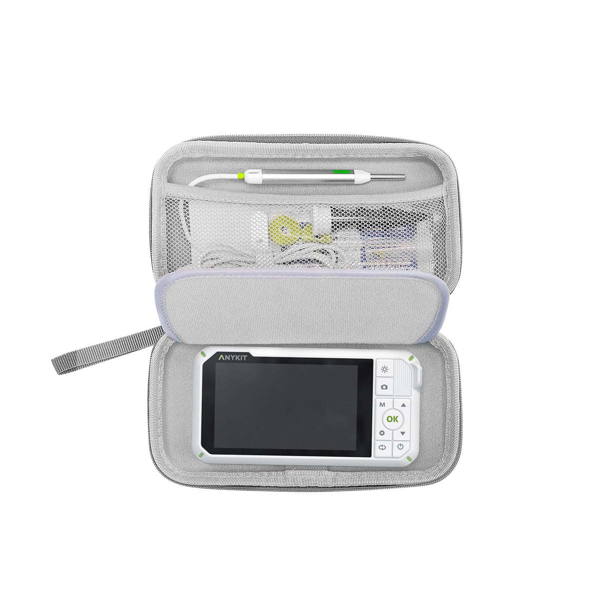 Anykit Original Digital Otoscope Carrying Case Bag, Upgraded Large Capacity Hardshell Case