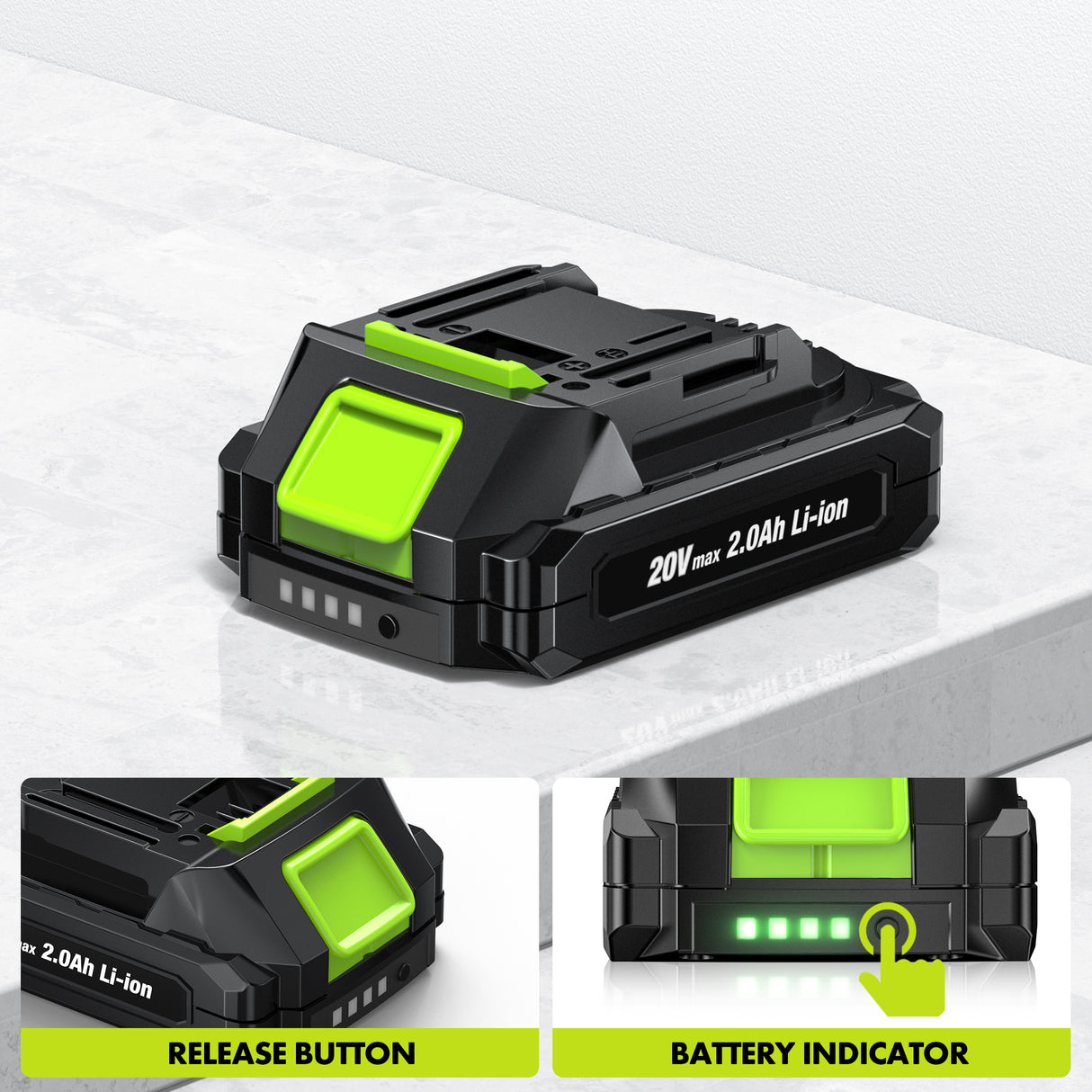 Anykit 2.0Ah AL001 Leaf Blower Battery