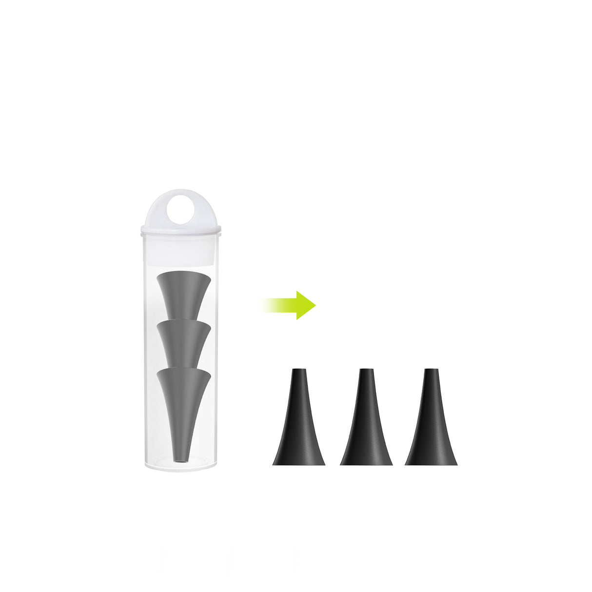 Ear Specula Set for Anykit Digital Otoscope, Replacement Otoscope Tips, Ear Speculum