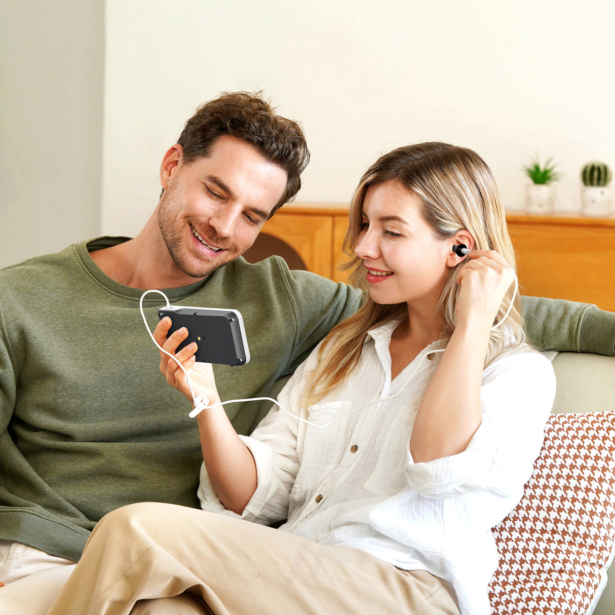 Anykit 4.5 Inches Screen Digital Otoscope with Gyroscope