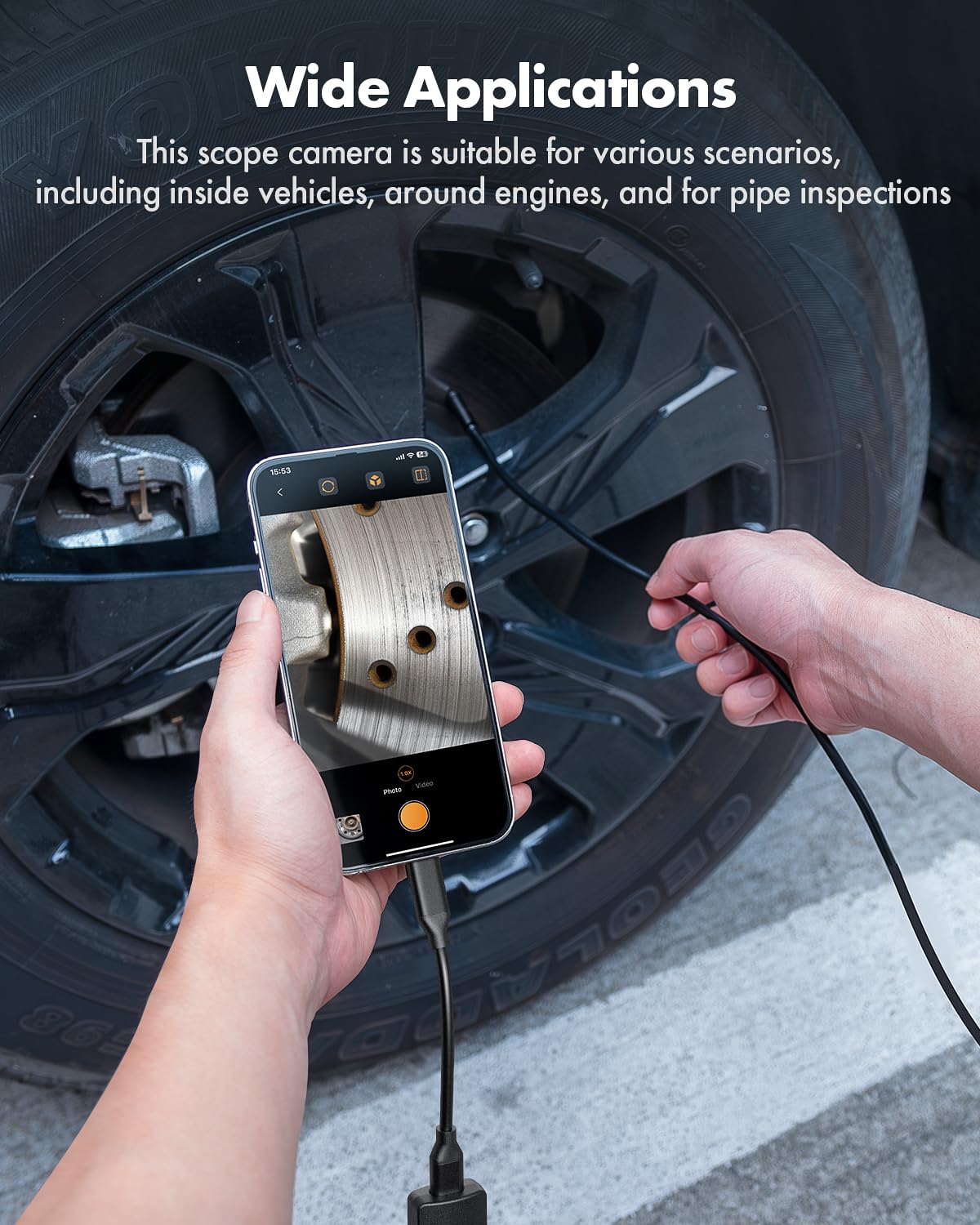 Anykit NTC30L Endoscope Camera with Light