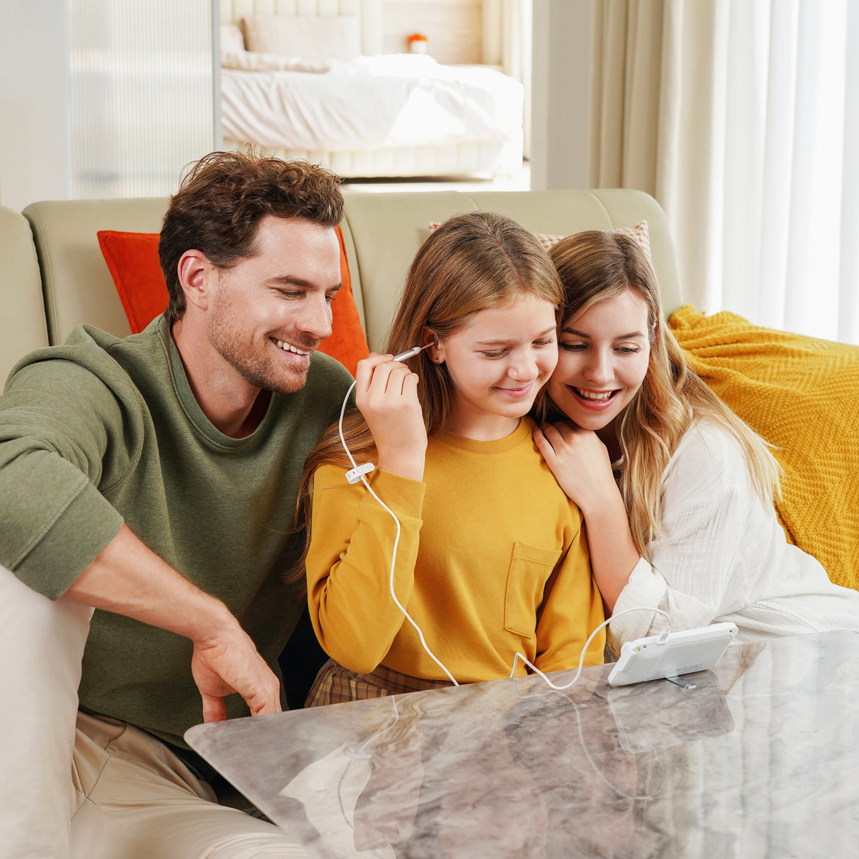 Anykit 4-inch IPS Digital Otoscope with Gyroscope