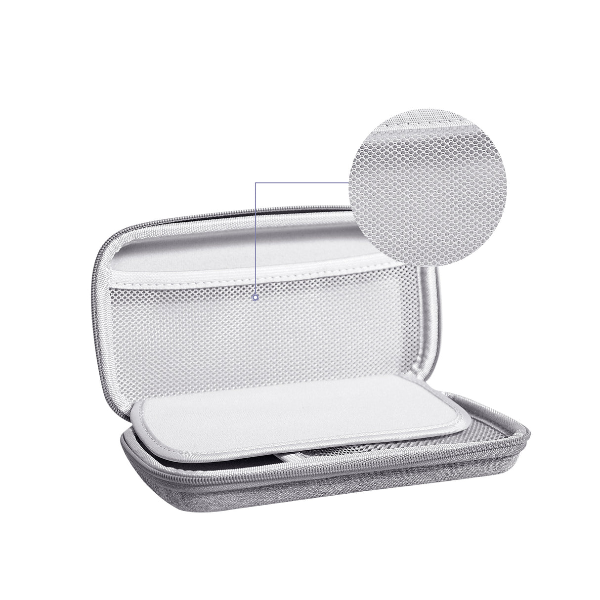 Anykit Original Digital Otoscope Carrying Case Bag, Upgraded Large Capacity Hardshell Case