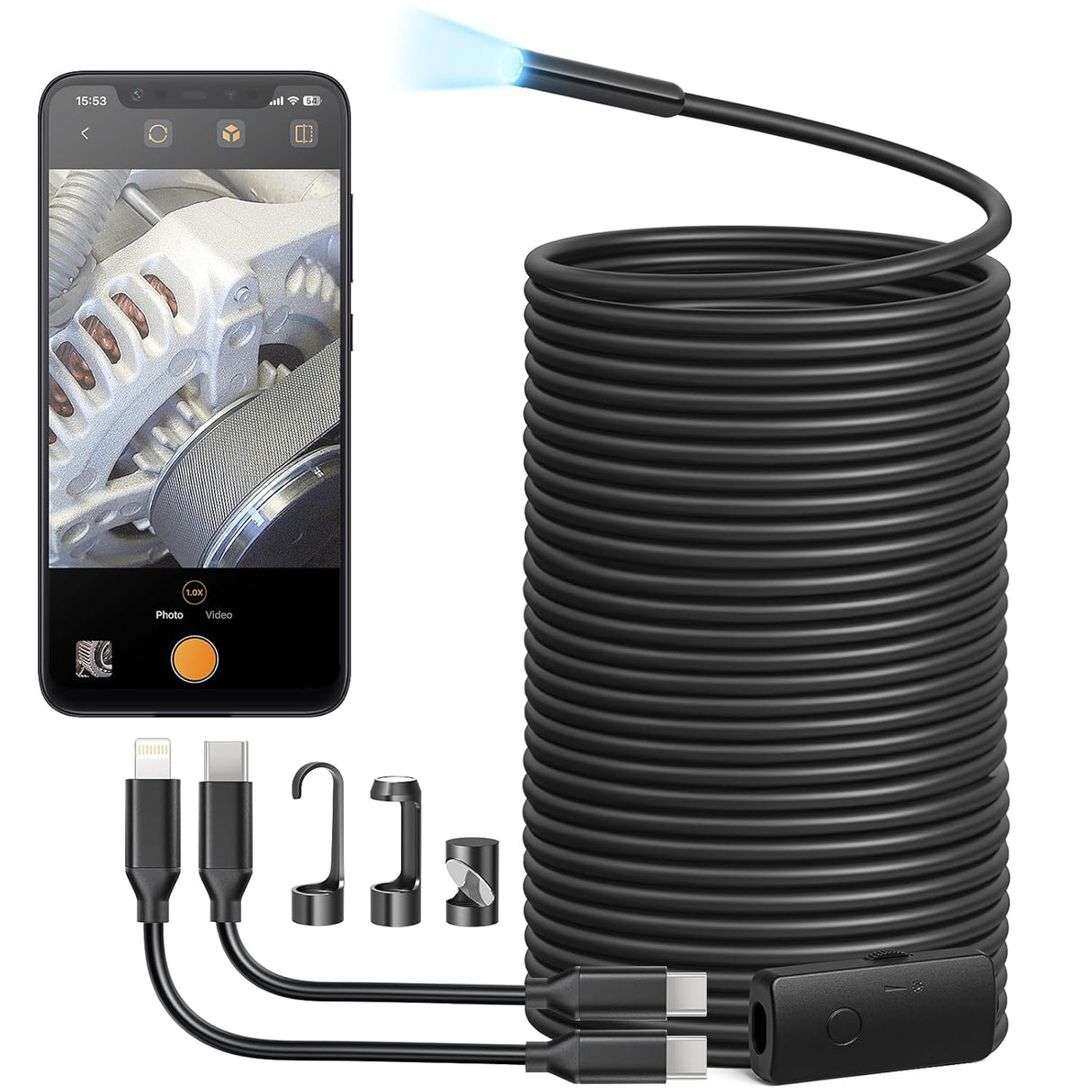 Anykit NTC30L Endoscope Camera with Light