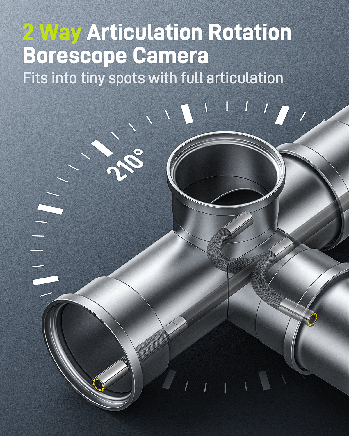 Anykit AD100 Two-Way Articulating Borescope