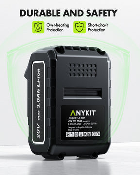 Anykit 3.0Ah STLB-2001/AL001 Leaf Blower Battery