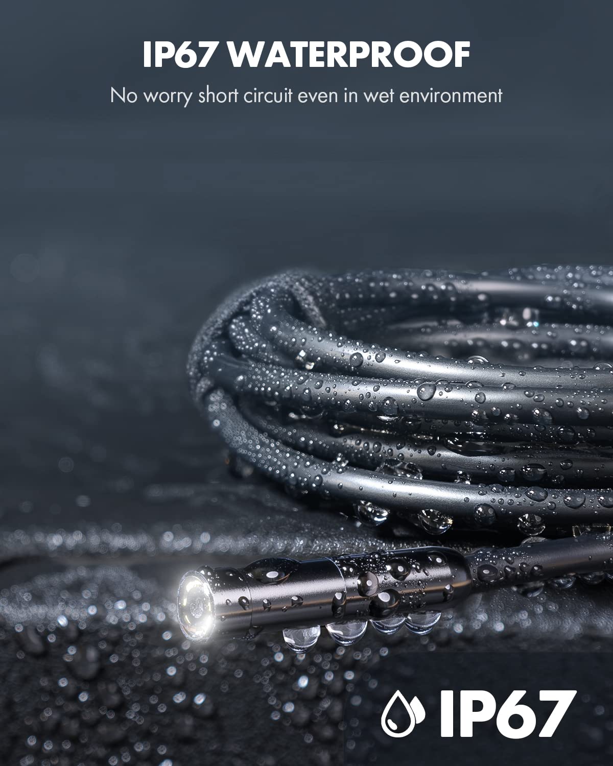Anykit NTC30L Endoscope Camera with Light