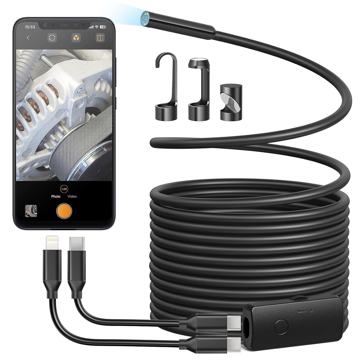 Anykit NTC30L Endoscope Camera with Light