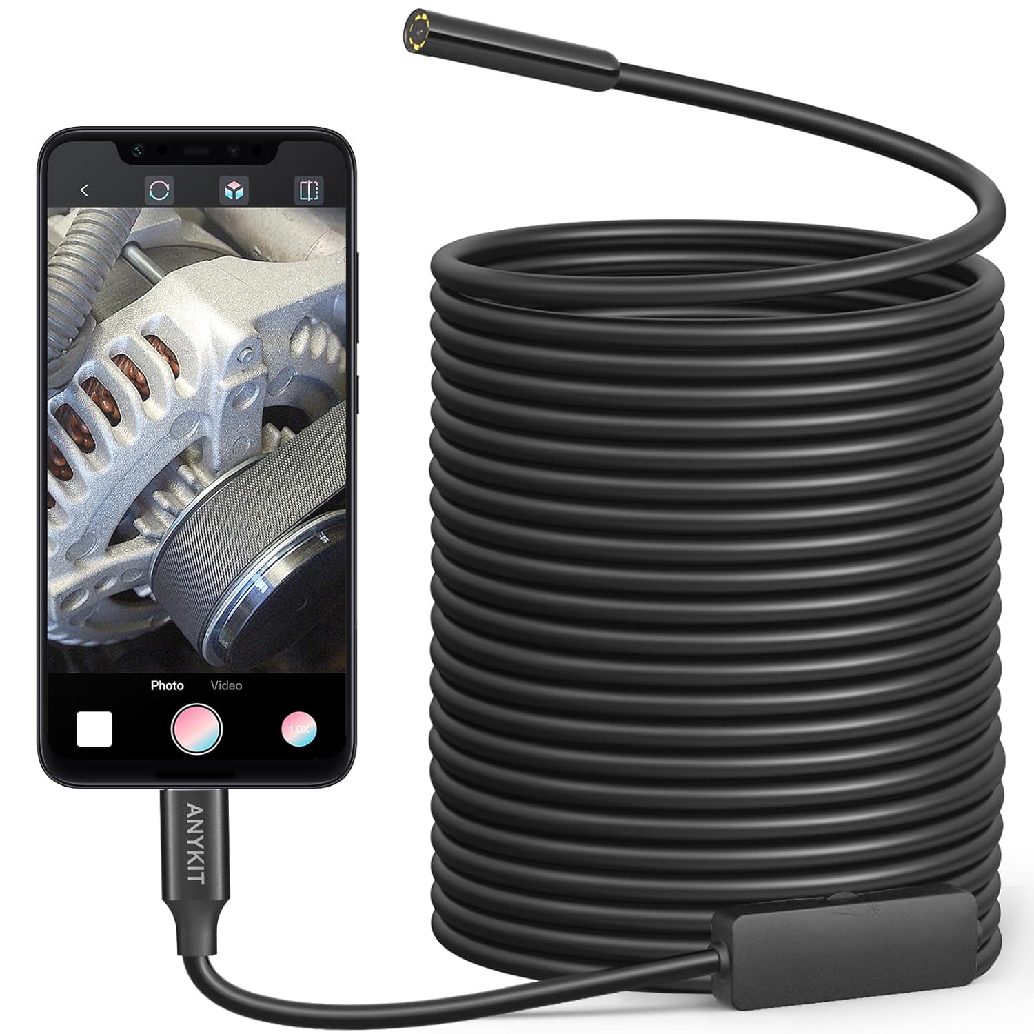 Scope Camera Endoscope With Light Endo With Light, 1920P HD Borescope ...