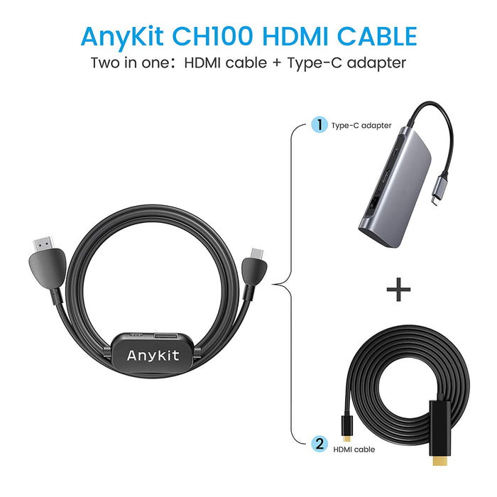 HDMI Converter cable - CAC-CHDMI10BK for USB Type-C
